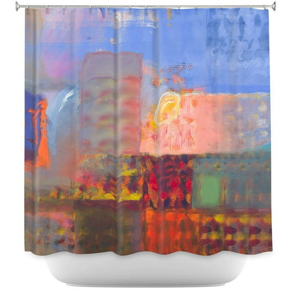 DiaNoche Designs Unique Bathroom Shower Curtains by Hooshang Khorasani - Luminescence