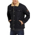 thumbnail image 2 of TACVASEN Men's Winter Sherpa Lined Jacket Warm Trucker Coat Multi Pocket Black XL, 2 of 5