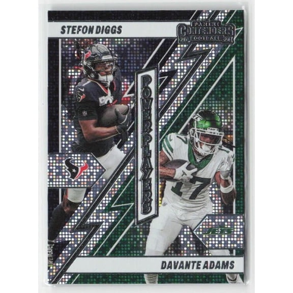 2024 Panini Contenders #14 Power Players Davante Adams Stefon Diggs Football Card