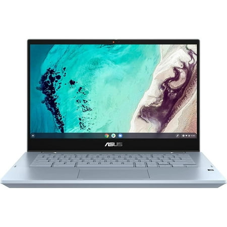 ASUS Chromebook Flip CX3, 14" Touchscreen Full HD NanoEdge Display, Intel Core i5-1130G7, 256GB PCIe SSD, 8GB RAM, Garaged Stylus, Backlit Keyboard, Wi-Fi 6, Chrome OS, AI Blue, CX3400FMA-DH586T-S