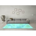 thumbnail image 3 of Ahgly Company Indoor Rectangle Solid Light Blue Modern Area Rugs, 7' x 9', 3 of 4