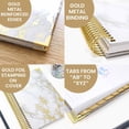 thumbnail image 4 of New Address Book with Alphabetical Tabs - Hardcover Contact Book & Password Book Organizer for Addresses, Phone Numbers, Birthdays & Anniversaries (6” x 8.25”) - Marble, 4 of 8