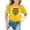 Yellow, variant on MIXUE Kids Girls Tops & T-Shirts Kids Bee Print Loose Fit Casual Short Sleeve Comfortable Summer Pullover Tee Shirts Streetwear,Yellow,6-7 Years