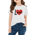 thumbnail image 3 of Plebaso Kids Valentines T-Shirts Cute Heart Graphic Tshirts for Boys Girls Short Sleeve Summer Tee Tops, 3 of 7