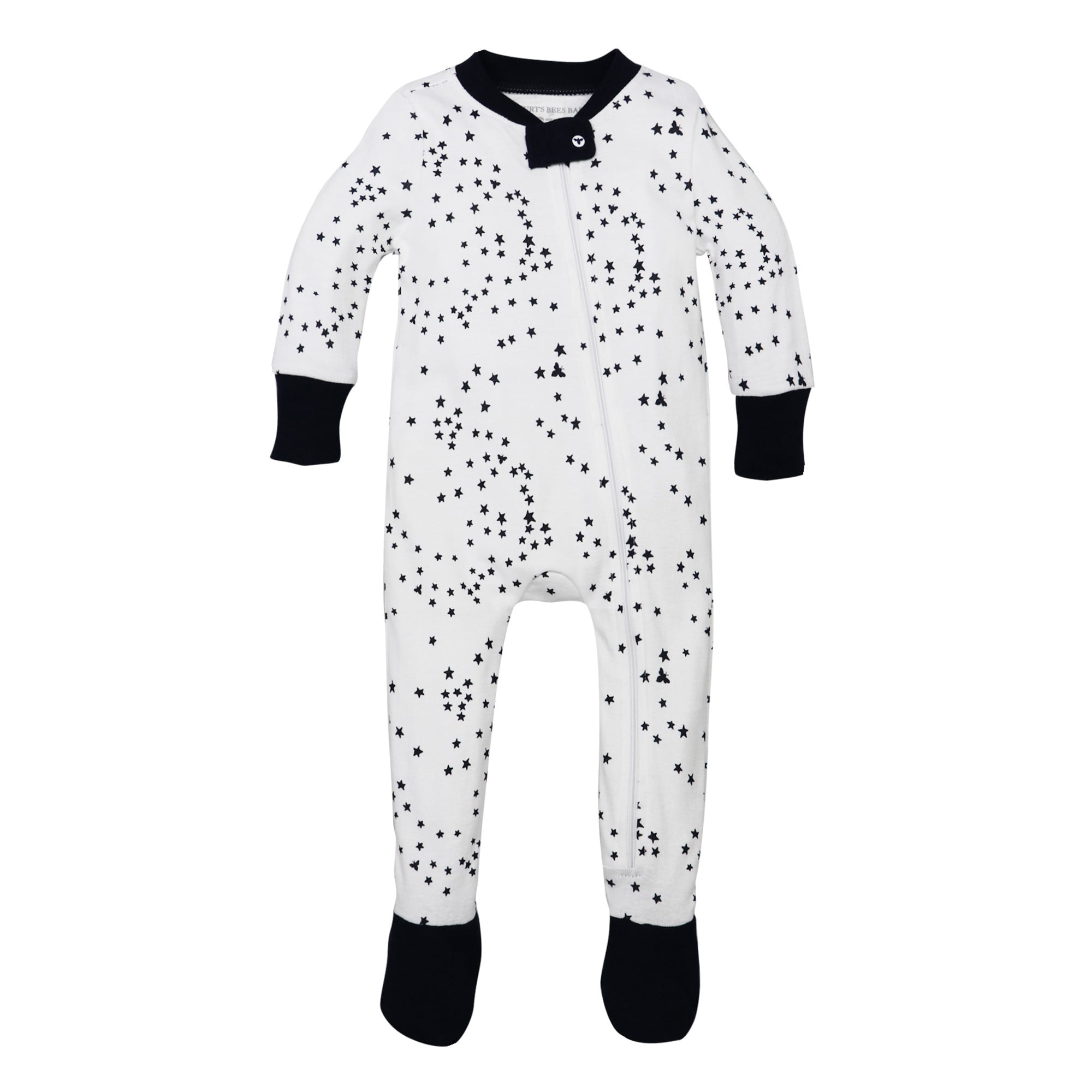 Burt's Bees Baby Organic Sleeper Pajamas Twinkle Bee Midnight 0