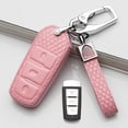 thumbnail image 1 of Car Key Fob Cover Case Protector Leather Car Smart Remote Key Fob Case Cover For Volkswagen/ VW /Passat CC B6 B7, 1 of 7