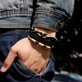 thumbnail image 6 of SUSHANG Three Piece Multi-Layer Men'S Bracelet Set Jewelry Wooden Necklace Gift Bead Mala Men Bracelet 8Mm Bracelets, 6 of 6