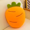 thumbnail image 1 of New Creative Fancy Charming Radish Pillow Plush Toy Pillow On The Bed Home Decoration For Girls and Children's Holiday Giftsorange60cm Deng Xun unisex, 1 of 2