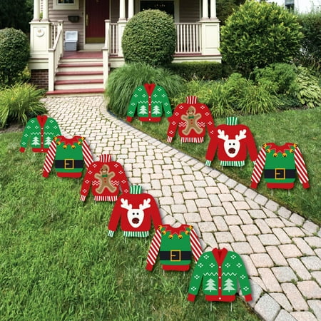 ugly sweater sweater lawn decorations outdoor holiday christmas yard decorations 10 piece - Walmart Christmas Yard Decorations ugly sweater sweater lawn decorations outdoor holiday christmas yard decorations 10 piece - Walmart Christmas Yard Decorations