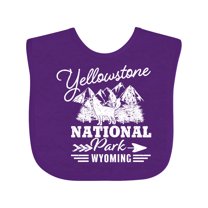 Inktastic Wyoming Yellowstone National Park Boys or Girls Baby Bib
