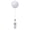 1 pack, variant on Regulable Tension Wire Rope Towel Hangers Without Drilling Stretchable Towel Rack for Bathroom And Dormitory