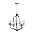 thumbnail image 4 of Capital Lighting 439251-499 Reeves 5 Light 25" Wide Chandelier - Nickel, 4 of 7
