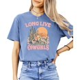 thumbnail image 3 of Long Live Cowgirls Shirt for Women and Teens Country Girl Western Style Tee Blue Jean Shirt Adult 2XL, 3 of 4