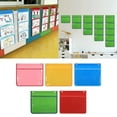 thumbnail image 2 of Classroom Storage Bag Pocket Chart Haning Wall File for Kindergartens Cards Homework Drawing Picture Display, 2 of 9