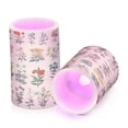 thumbnail image 7 of Yayeee Flameless Candles with Remote Flickering Battery Operated Multi Color Changing, Red Floral, 7 of 7