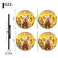 thumbnail image 2 of Non-Ticking Silent Wall Clocks Battery Operated Personalized Decor Clock for Living Room,Bedroom-Cute Piglet Standing In Sunflower Field(10inch), 2 of 4