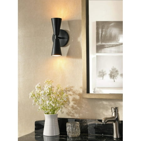 

Tempest 2 Light Sconce with Black Finish