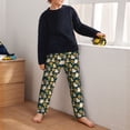 thumbnail image 5 of Hirioo Bear Sunflower for Teenagers' Pajama Pants Womens Lounge Pants with Pockets Pj Bottoms Pants for Men-XS(5-6), 5 of 6