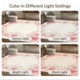 thumbnail image 7 of ODIKA 5'x7' Washable Area Rug Non-Slip, Low Pile, Stain Resistant Bathroom Vintage Scroll Oushak Rectangular Delicate Border Boho for Guest Room, Lounge, Apartment, 7 of 7