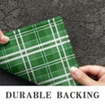 thumbnail image 6 of Green White Checkerboard Checkered Pattern Door Rugs,Washable Non Slip Door Mats Indoor,Decorative Door Mats,Entry Mat Indoor for Entrance,Bedroom,Kitchen,Bathroom,16"x47", 6 of 6