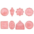 thumbnail image 4 of 8 Uds. Moldes para galletas Eid al-fitr, moldes para prensa de galletas, moldes de plástico para galletas para el hogar HOMEMAXS 13548671-MX, 4 of 6