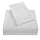 thumbnail image 1 of Juego de sábanas suaves, cubrecama de bolsillo profundo, juego de cama de alta calidad, blanco cremoso, tamaño QUEEN, 4 piezas, 1 of 10