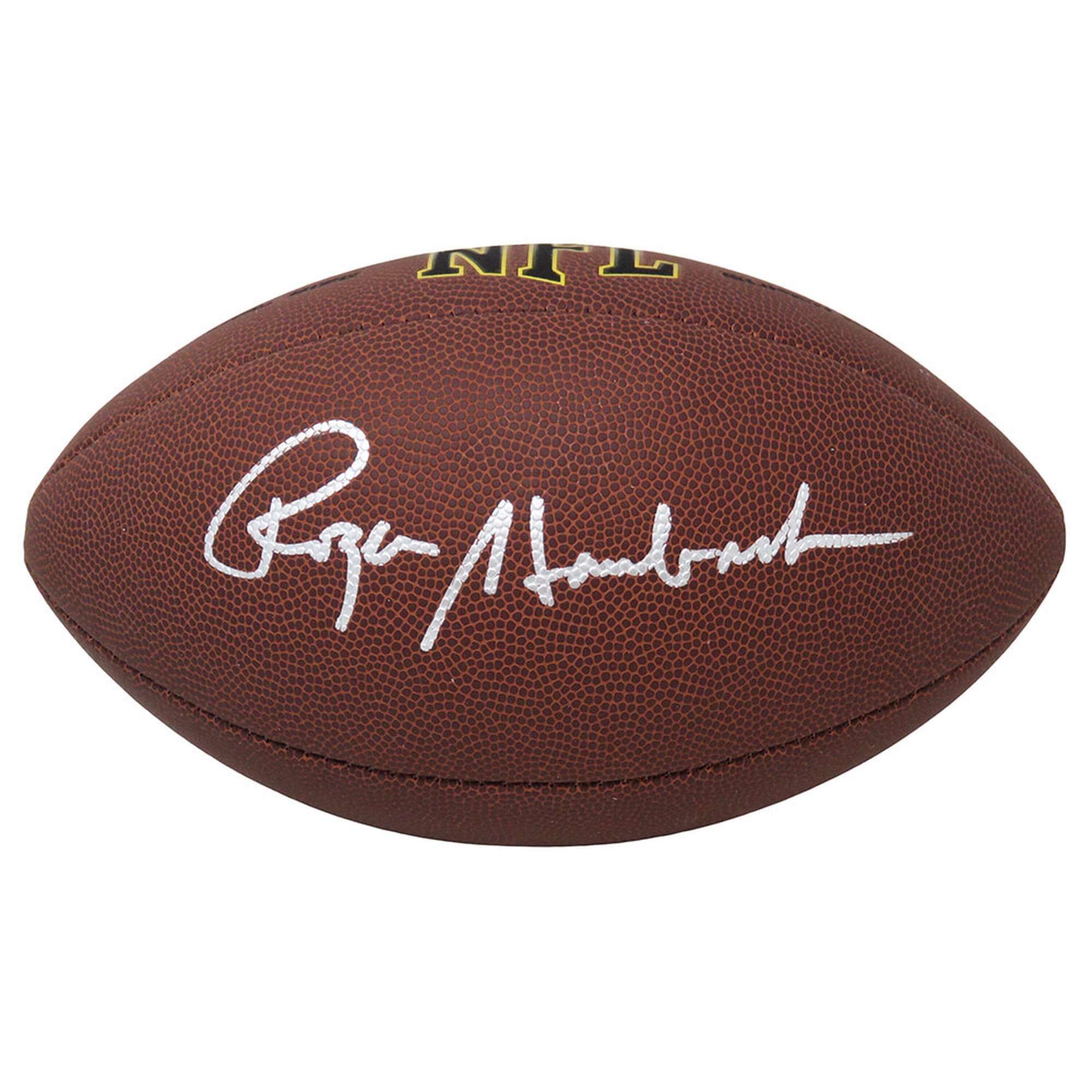 Roger Staubach Signed Wilson Super Grip Full Size NFL Football
