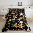 thumbnail image 2 of Erosebridal Boho Moth Bedding Full Comforter Set, Mandala Floral Down Comforter, Hippie Style Decor, Microfiber 3 Pieces, 2 of 7