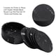 thumbnail image 4 of Posavasos para Bebidas de 18 Piezas con Soporte, Juego de Almohadillas de Copa Redonda Negro, 4 of 5