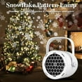 thumbnail image 2 of White Christmas Projector Light - 16 Pattern LED Outdoor Holiday Decor, 2 of 6