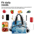 thumbnail image 7 of Herdesigns Ocean Sea Dolphin Insulated Lunch Bag for Women Men Adult, Reusable Insulated Cooler Lunch Box Lunch Tote Bag for Work Picnic Beach, 7 of 7