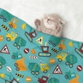 thumbnail image 2 of Pofeuu Trucks And Excavators Print Puppy Blanket,Dog Blankets,Pet Blanket Cozy Cat Blankets for Indoor Cats, Fuzzy Pet Blanket for Kitten Doggy Dog Blankets-Medium, 2 of 8