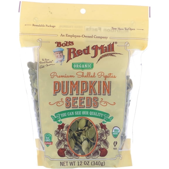 Bobs Red Mill Seeds Pumpkin, 12 oz