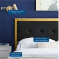 thumbnail image 7 of Modway Teagan Tufted Twin Performance Velvet Headboard in Gold Black, 7 of 7