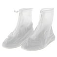thumbnail image 4 of Waterproof Shoe Covers Rain Shoe Covers Foldable Reusable with Zip Adults Anti Slip Rain Overshoes Shoe Protectors for Hiking Travel XL 29.5cm, 4 of 8