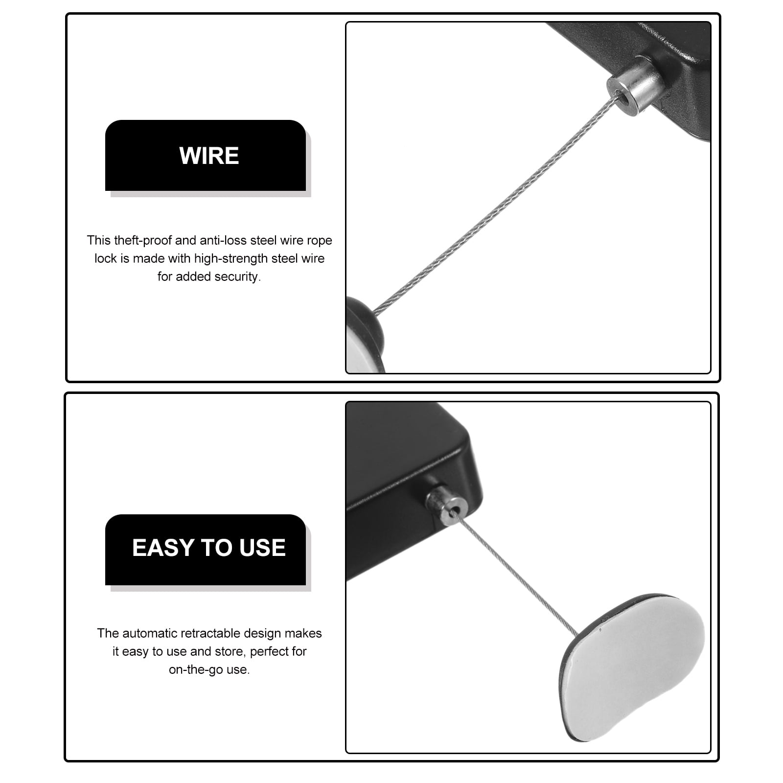 Kid Leash Retractable Tv Remote Tether 10ft Leash Attachment Never Lose ...