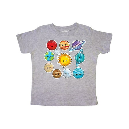 Happy Sun Moon and Planets Toddler T-Shirt (Pokemon Sun And Moon Best Clothes)