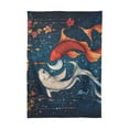 thumbnail image 2 of BZSMCE Square Tablecloth Dancing Koi Harmony Pattern Tableclothes, 2 of 9