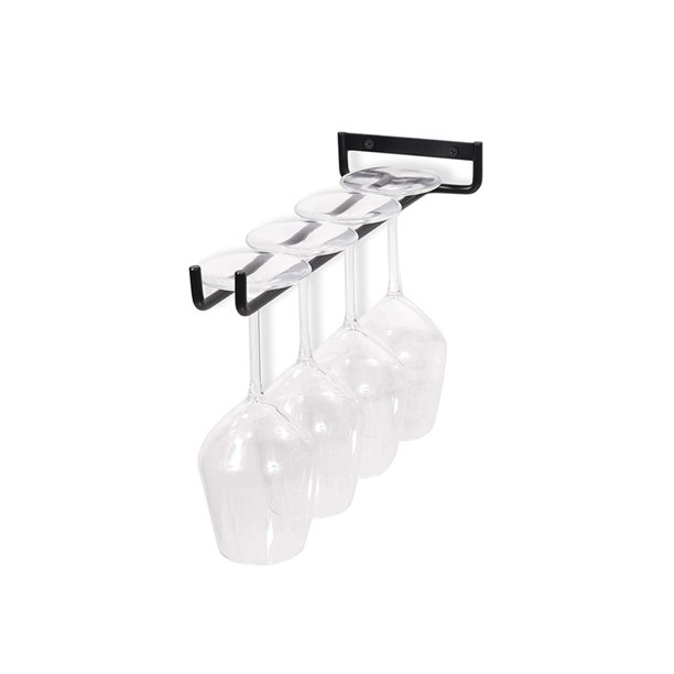 Upside Down Cup Holder Single Row Strong Iron Kitchen Wine Glass