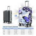 thumbnail image 6 of Balery Luggage Cover Butterflies Print Suitcase Covers for Luggage Elastic Washable Suitcase Protector Fits 18-32 Inch Luggage-Medium, 6 of 9