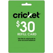 Cricket Wireless $30 e-PIN Top Up (Email Delivery)