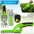 thumbnail image 4 of SereneLife Rechargeable Electric Handheld Cordless Grass Clipper & Hedge Trimmer, 4 of 7