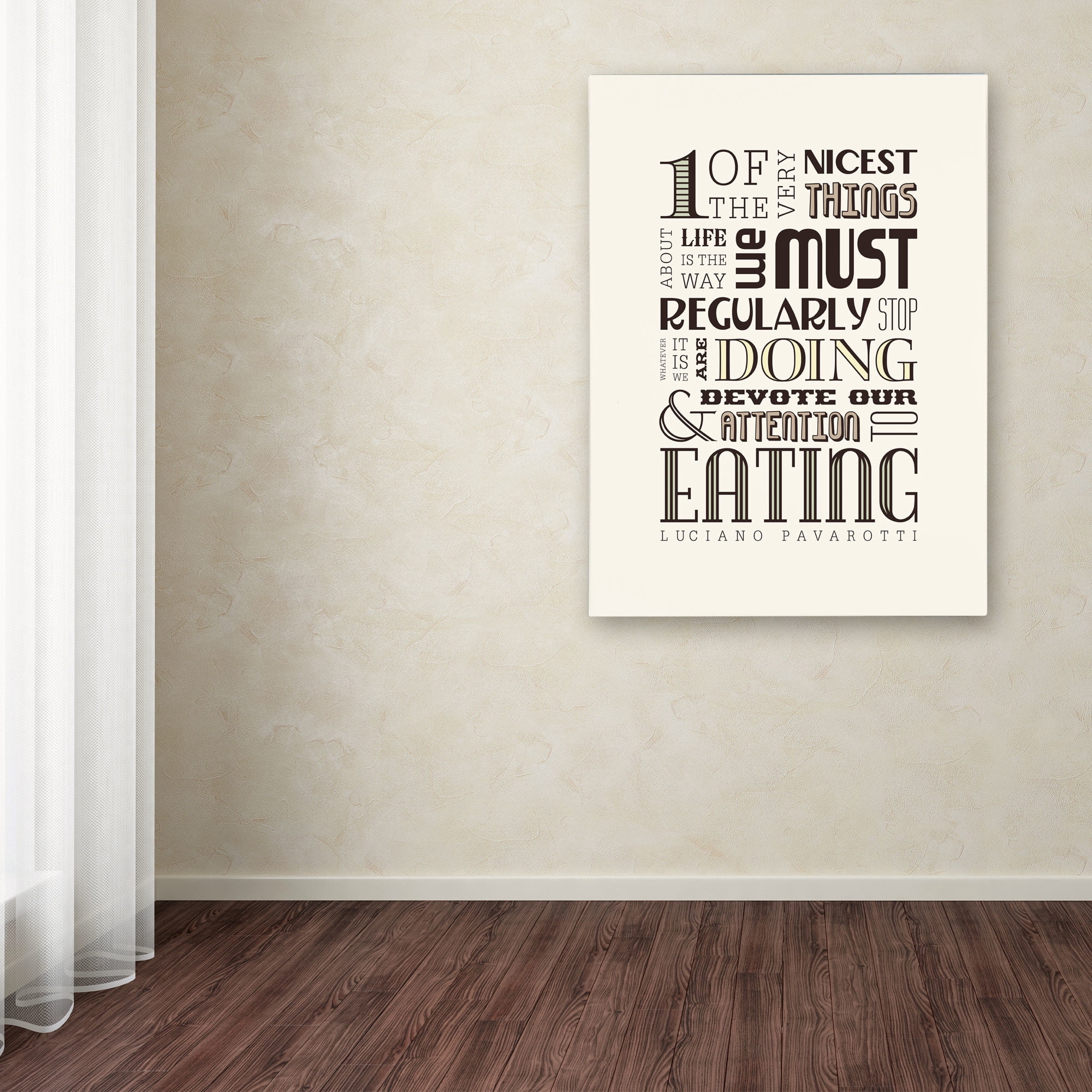 Trademark Fine Art "Take Time to Eat II" Canvas Art by Megan Romo