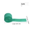 thumbnail image 2 of Uxcell Crepe Paper Streamer Decor 82ft Long 1.77 Inch Wide, Emerald Green 5 Pack, 2 of 5
