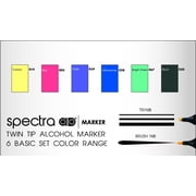 Chartpak Spectra AD Marker Set, 6-Colors