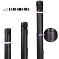 thumbnail image 3 of YOPTOP Expandable Poster Document Storage Tube for Artwork, Blueprints, Drawing and Rolls Black, 3 of 5
