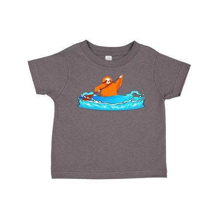 

Inktastic Kayaking Sloth Kayak Gift Toddler Boy or Toddler Girl T-Shirt