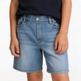 thumbnail image 5 of Boys' Jean Short Stretchy Soft Slim Fit Classic Denim Shorts Toddler and Boys 0-8Y Summer Casual Shorts, Blue 0-1 Years, 5 of 8