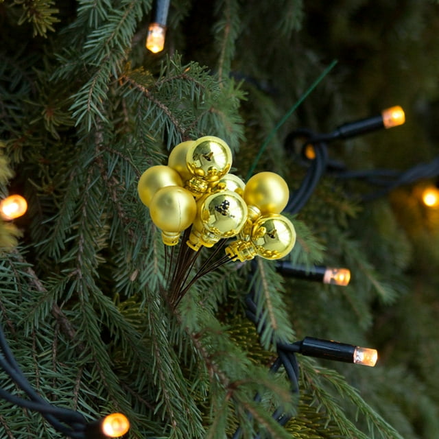 2 Pcs Christmas Tree Hanging Ornaments Set | Rose Gold and Gold Plastic Holiday Decorations | 3D Unique Humorous Design | Easy to Hang for Tree Window Wall Home Mall Festive Decor
