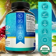 NutriFlair Sea Moss Capsules Gut Health Supplements for Women and Men 120 Pieces